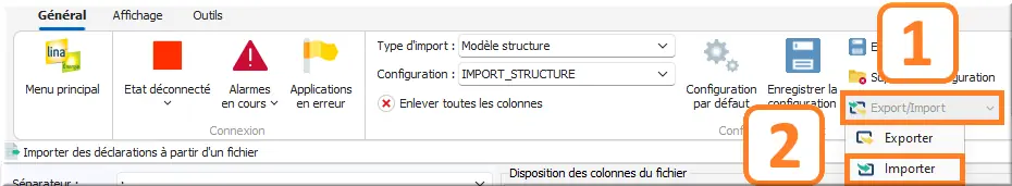 Importer un standard d’import